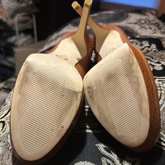 Michael Michael Kors Signature Women's Chantal Leather Platform Pump Size 10 - Picture 6 of 6